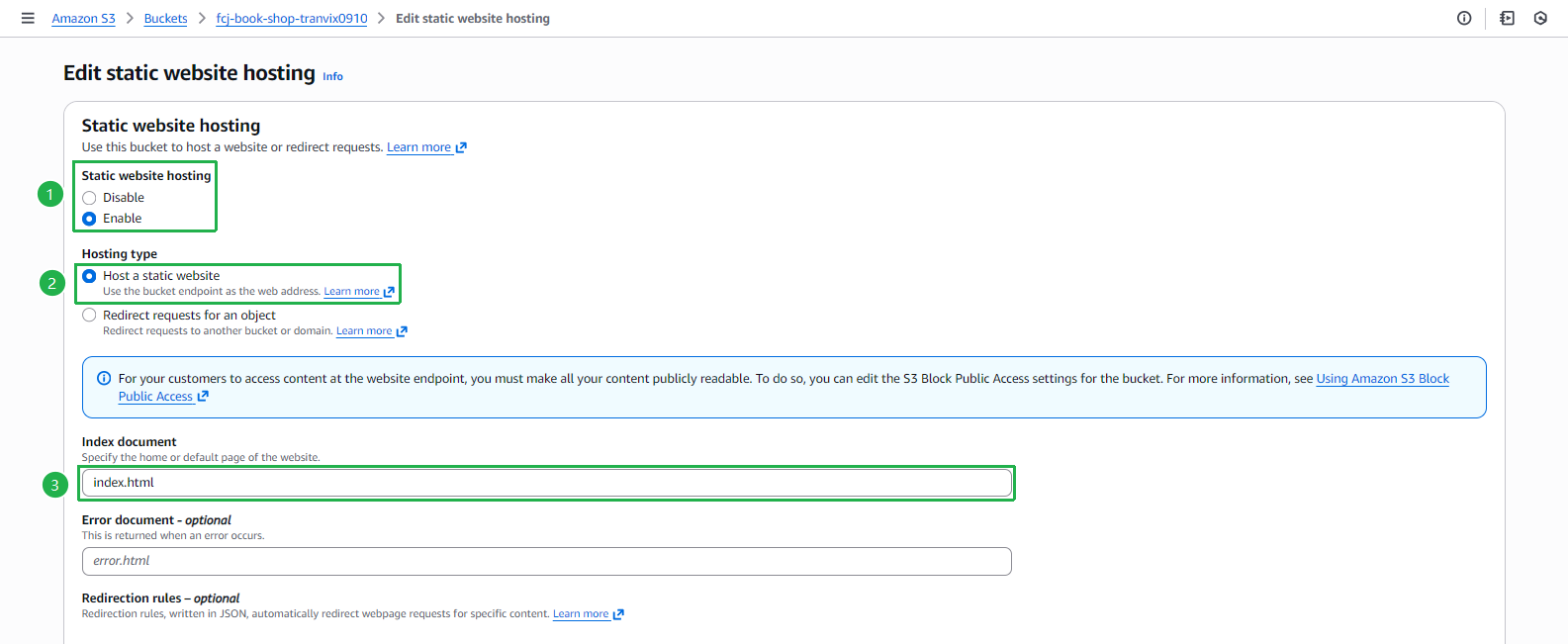 S3EnableHosting