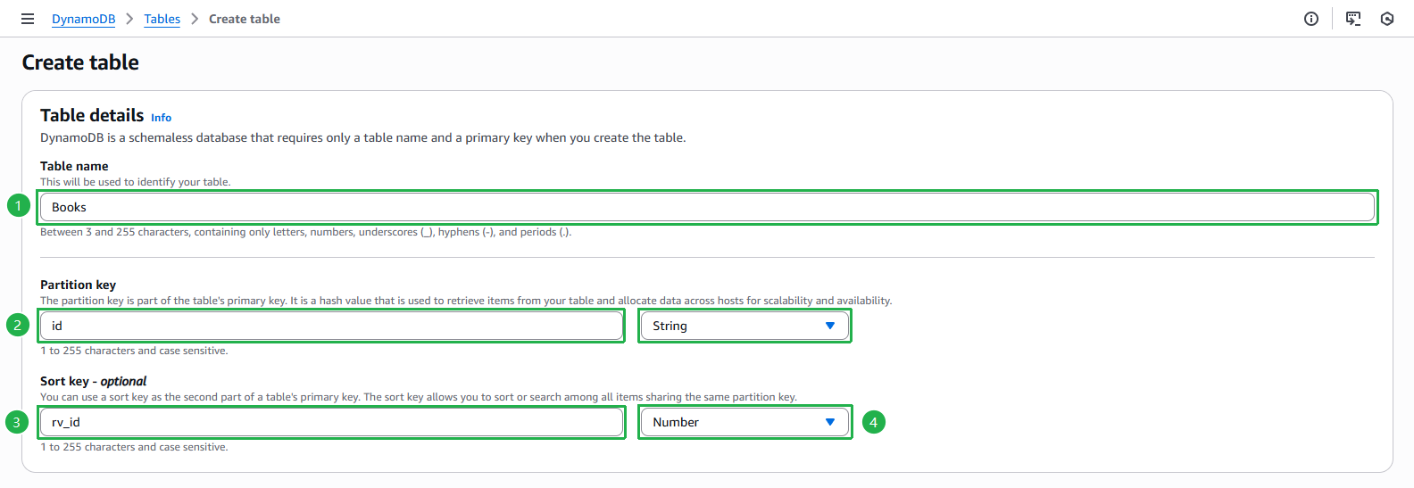 DynamoDBCreate