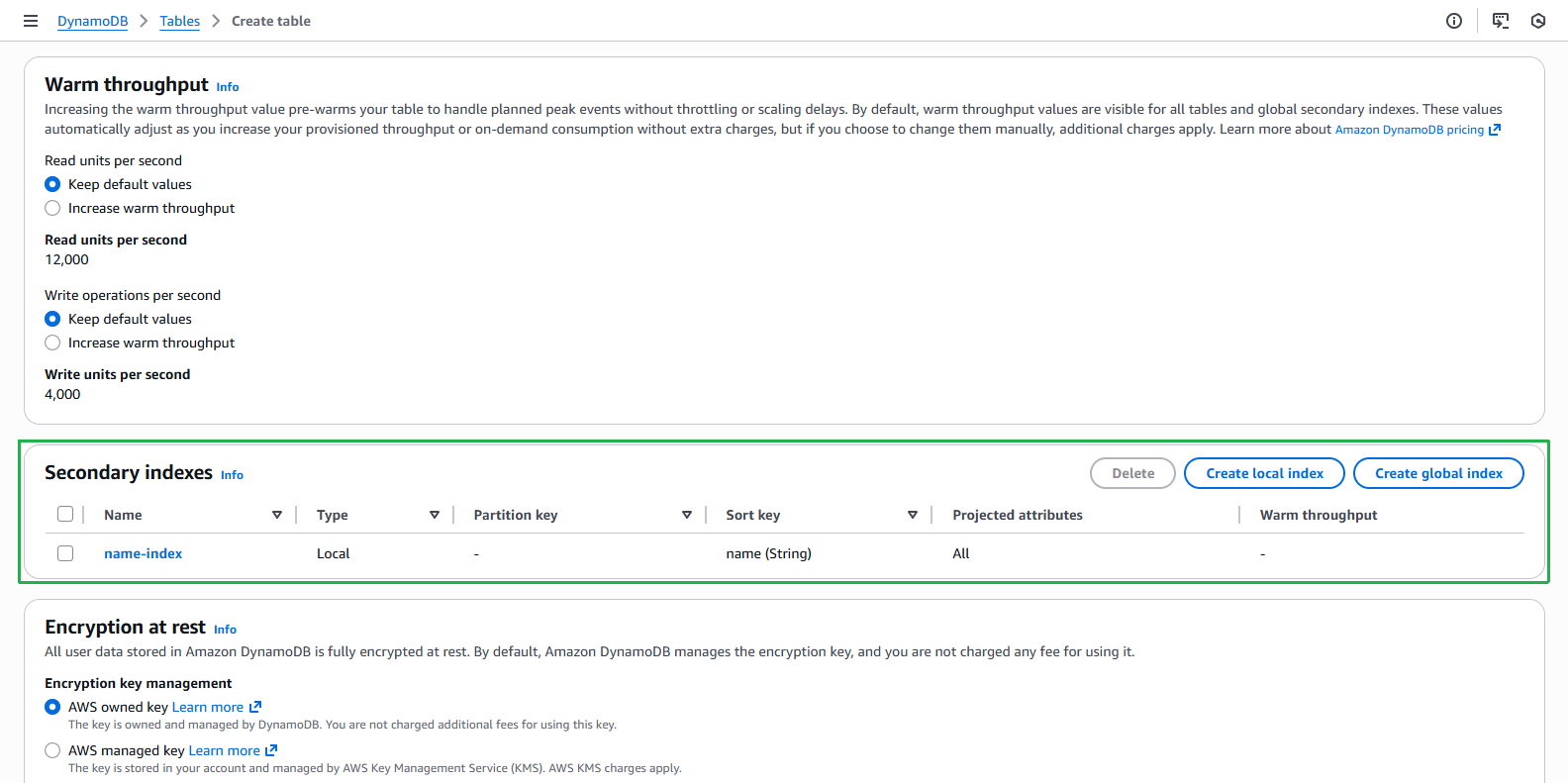 DynamoDBCreateTable